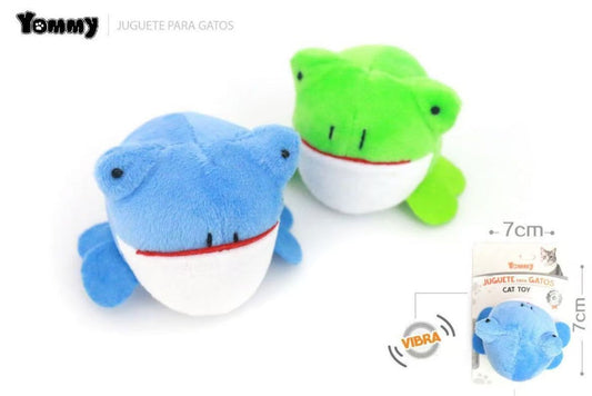 KFX-1176509 Vibrating Frog Toy for Interactive Play and Relaxation