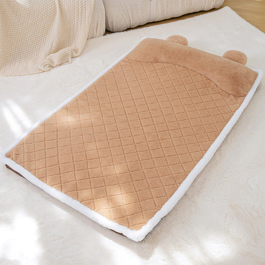 KFX-1205949 Universal Removable and Washable Four Seasons Pet Bed in Brown - Available in Multiple Sizes