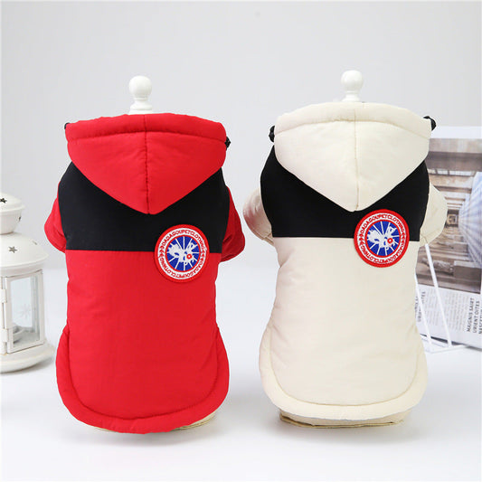 KFX-1206333 Warm Cotton Dog Clothes for Autumn and Winter in Multiple Colors and Sizes