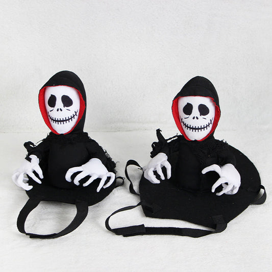 KFX-1215037 Funny Teddy Capes for Halloween Pet Transformation - Polyester Cloak in S & M Sizes