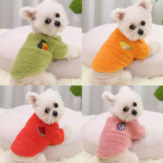 KFX-1215805 Warm Two-Legged Dog Apparel for New Year's Celebration in Various Colors and Sizes