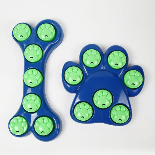 KFX-1223357 Anti-Choke Dog Toys in Claw and Bone Shapes - Durable Plastic Pet Tableware