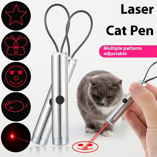 KFX-1229757 Laser Pattern Cat Pen Toy for Fun Interactive Play