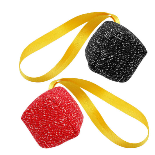 KFX-1251005 Durable Interactive Dog Biting Pillow with Comfortable Rope Handle for Training