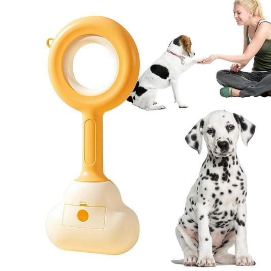 KFX-1268925 Cloud-Shaped Pooper Scooper for Outdoor Pet Waste Cleanup, Comfortable No-Contact Design