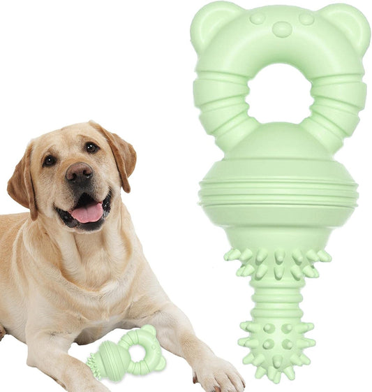KFX-1351741 Durable Teeth Cleaning Rubber Chew Toy for Dogs and Cats - Ideal for Aggressive Chewers