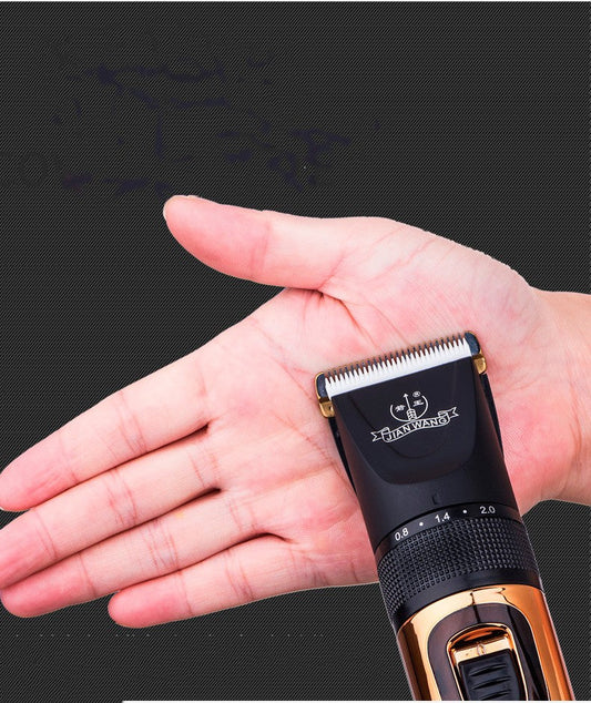 KFX-1355837 Rechargeable Hair Cutting Clipper for Adults and Children with Titanium Ceramic Blade and USB Charging