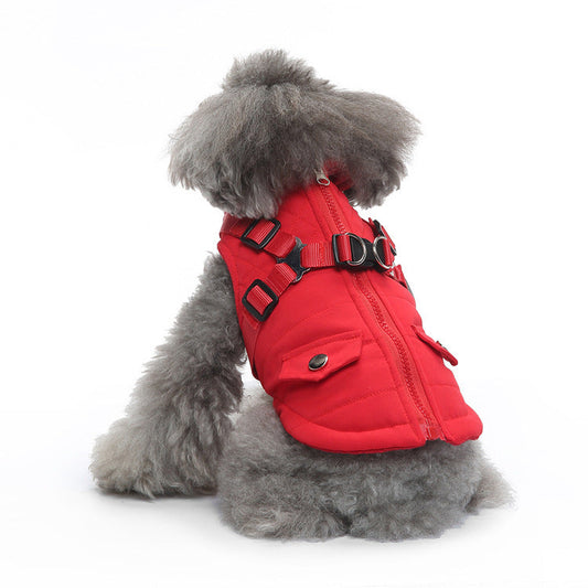 KFX-1359677 Stylish Zippered Pet Apparel in Multiple Colors and Sizes