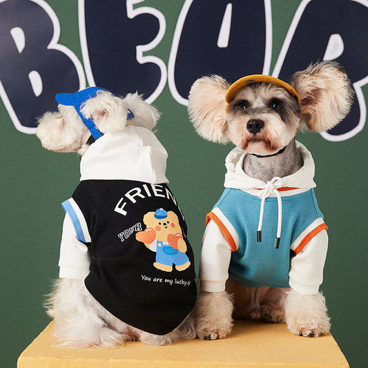 KFX-1376573 Pet Sweater for Dogs, Fall and Winter, Contrast Color Design, Cotton Fabric, Available in Multiple Sizes