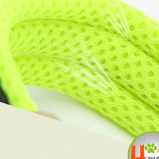 KFX-1394749 Breathable Mesh Pet Collar with Reflective Nylon - Various Colors and Sizes