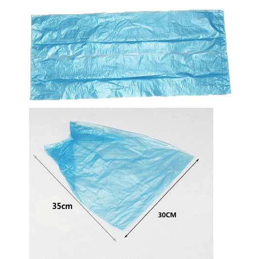 KFX-1400765 Large Handle Pet Garbage Bags for Dog and Cat Waste - 30x35cm Plastic Waste Disposal Bags