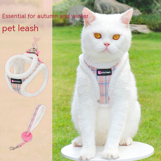 KFX-1419069 Cat Pulling Rope for Outdoor Use - Anti-Breaking Durable Traction Belt in Various Sizes and Colors