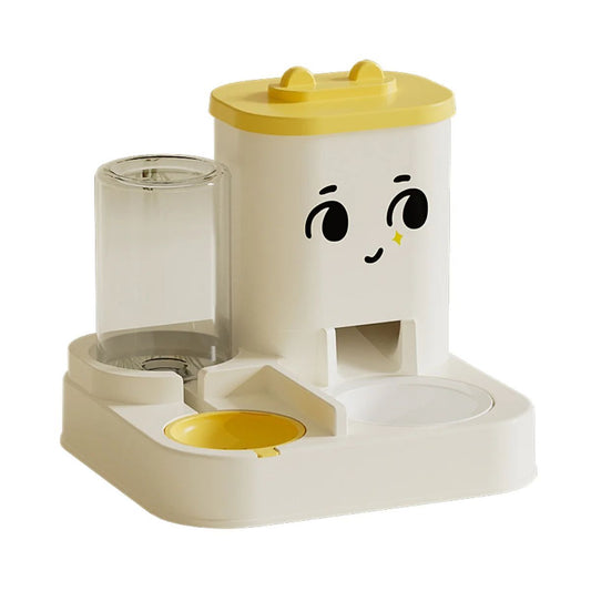 KFX-1419965 Pet-Friendly Large Capacity Feeding and Watering Dispenser for Cats and Dogs