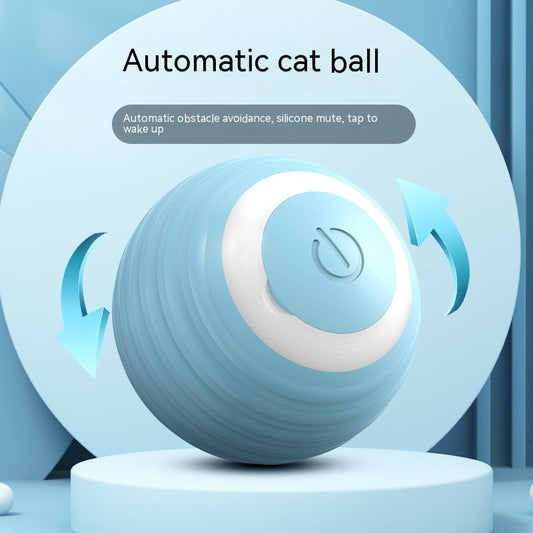 KFX-1426365 Rechargeable Automatic Smart Cat Toy Ball for Indoor Play – Bouncing & Rolling Fun for Kittens
