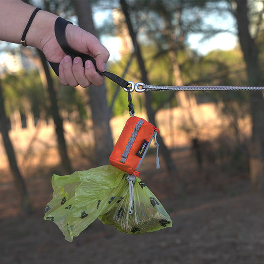 KFX-1427773 Outdoor Dog Walking Pet Pick-up Bags - Nylon Poop Bags in Multiple Colors