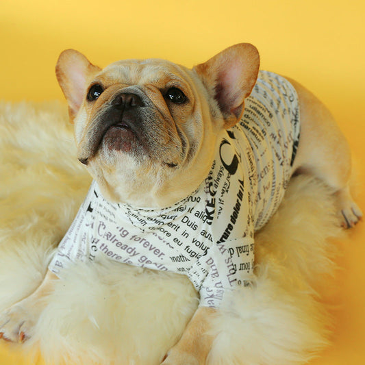 KFX-1439421 French and British Style Knitted Dog Clothes in Polyester - Two-Legged Pet Apparel