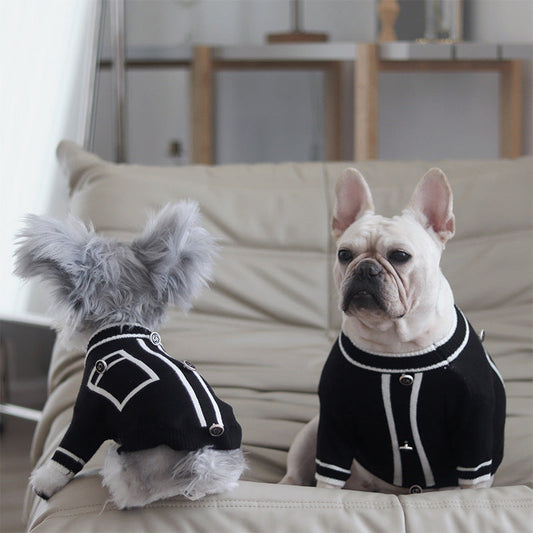 KFX-1456317 Warm Wool Dog Sweater in Country Style - Available in Multiple Sizes