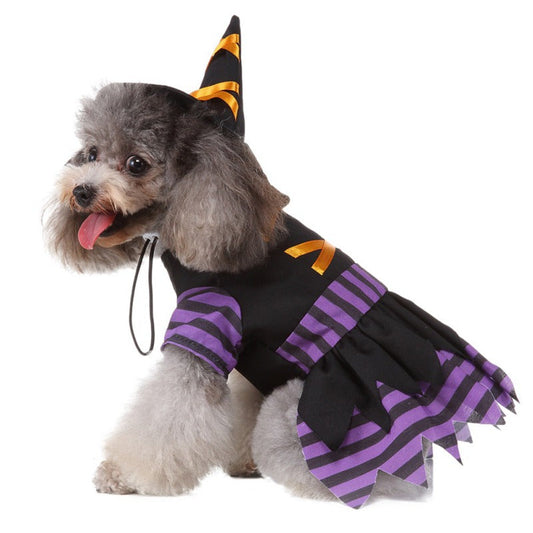 KFX-1500989 Halloween Purple Acrylic Pet Skirt for Dogs - Available in Multiple Sizes