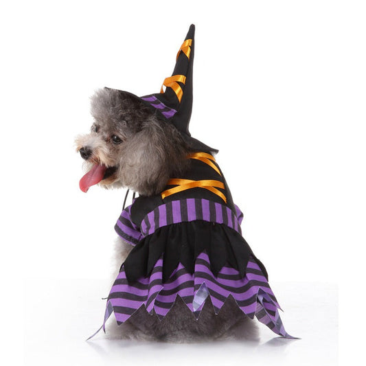 KFX-1500989 Halloween Purple Acrylic Pet Skirt for Dogs - Available in Multiple Sizes