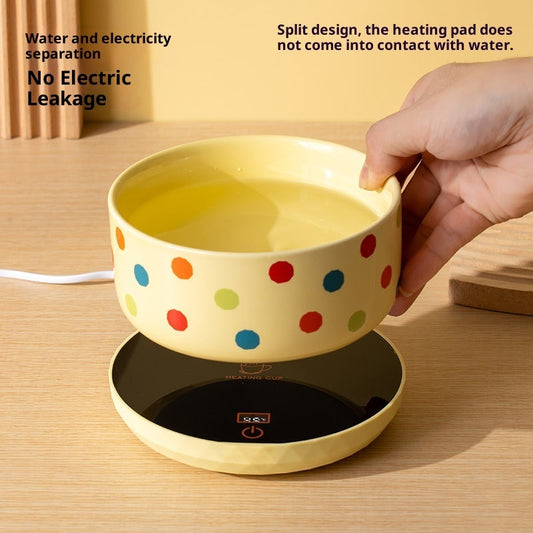 KFX-1541181 Ceramic Heated Cat Water Bowl - Constant Temperature with Multiple Capacity Options