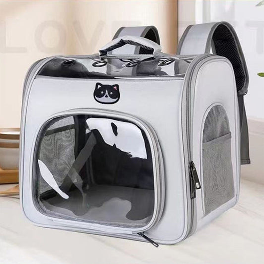 KFX-1547325 Spacious Breathable Portable Pet Bag - Solid Color Options Available