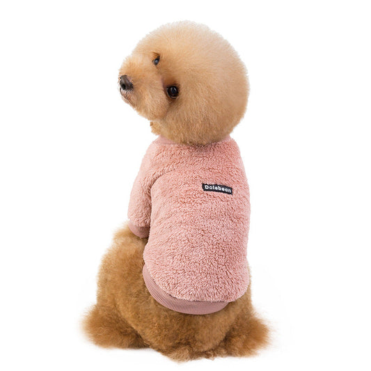 KFX-1555005 Cozy Double-Sided Fleece Dog Clothes in Multiple Colors and Sizes