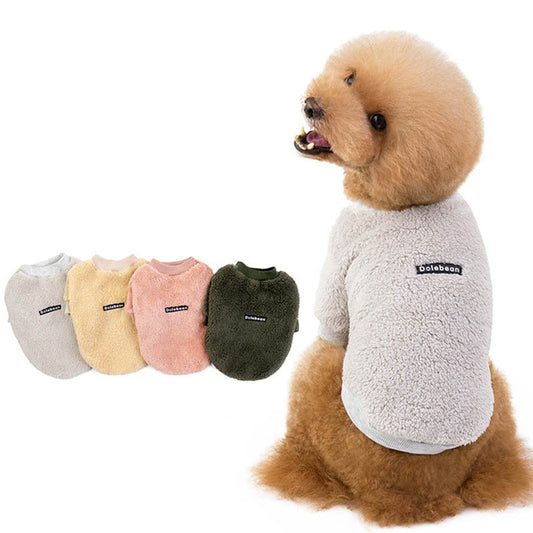 KFX-1555005 Cozy Double-Sided Fleece Dog Clothes in Multiple Colors and Sizes