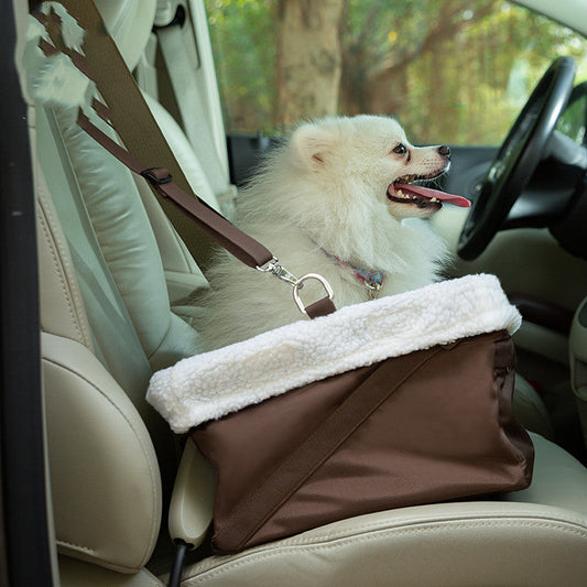 KFX-1558845 Universal Pet Car Pad - Anti-Escape, Durable Nylon Oxford Cloth, Size 39cm x 30cm x 19cm