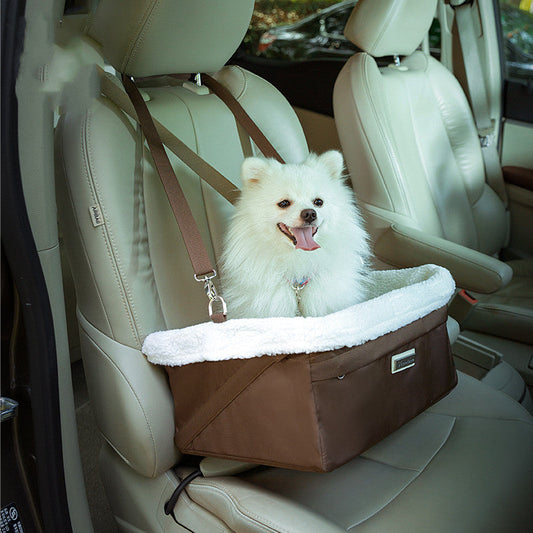 KFX-1558845 Universal Pet Car Pad - Anti-Escape, Durable Nylon Oxford Cloth, Size 39cm x 30cm x 19cm