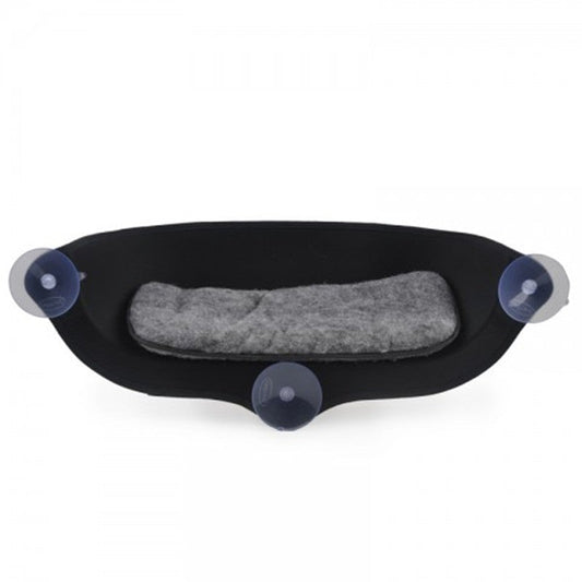 KFX-1560637 Window Hammock Suction Cup Cat Bed - Durable EVA, Waterproof, Supports Up to 26 lbs, 68.6 x 28 cm