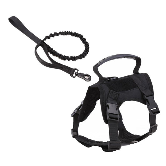 KFX-1577149 Breathable Nylon Chest Harness with Traction Rope for Cats and Dogs