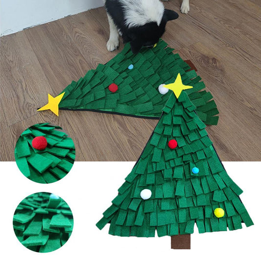 KFX-1591229 Snuffle Mat for Dogs and Cats - Anti-Choke Slow Feeding Training Blanket, Non-Slip, Easy to Clean Felt Fabric