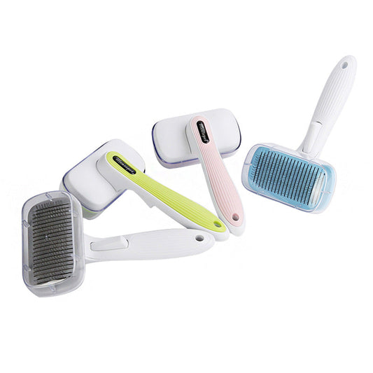 KFX-1612221 Stainless Steel Needle Pet Hair Removal Comb for All Dog Sizes