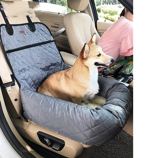 KFX-1649213 Removable and Washable Thickened Pet Dog Car Mat - Waterproof Non-Slip Oxford Cloth