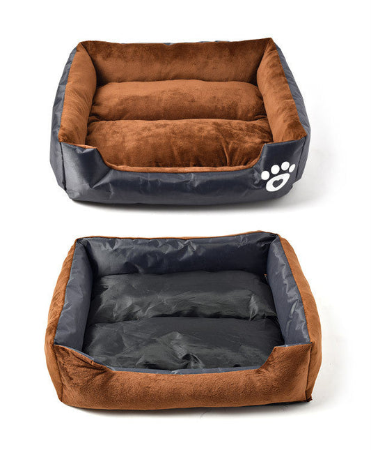 KFX-1654973 Soft Cotton Wool Pet Cage in Six Colors - Comfortable Peach Skin & Oxford Cloth for All Dogs (S/M/L)