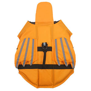 KFX-1697597 Reflective Pet Life Vest in Blue and Orange for Safe Outdoor Adventures