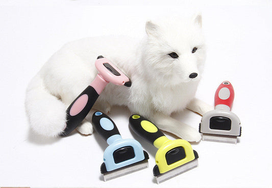 KFX-1704765 Removable ABS Pet Hair Removal Comb for Long-Haired Dogs