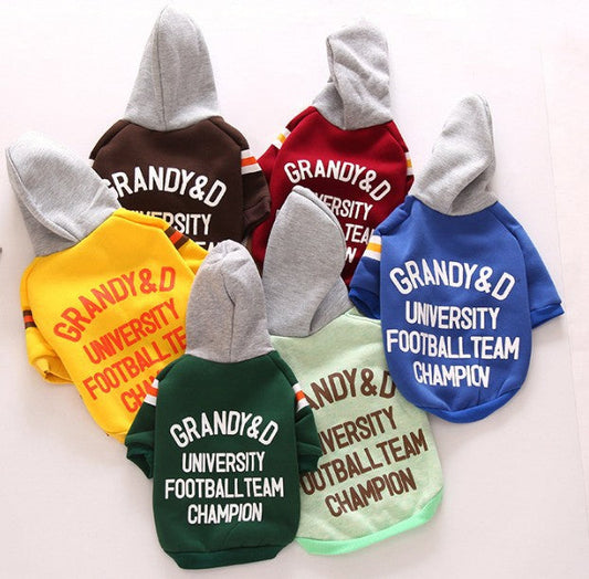 KFX-1705533 Leisure Cotton Hoodie for Dogs in Japanese and Korean Style