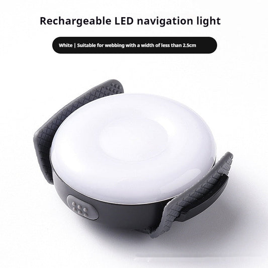 KFX-1713981 LED Dog Safety Light for Nighttime Walks - Black, Green, Blue, Red