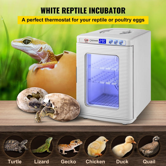 KFX-1726269 Digital Reptile Incubator 25L with Adjustable Temperature Control and Humidity Management