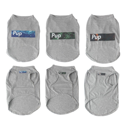 KFX-1731773 Casual Cotton Vest for Large Dogs – Summer Puppy Pet Clothes