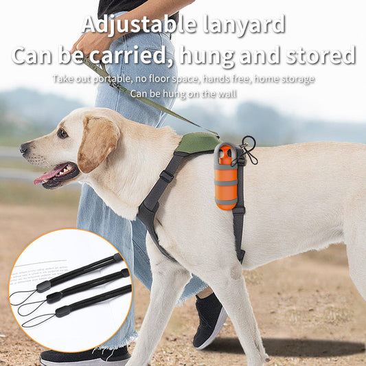 KFX-1756989 Portable Pet Cleaner with Toilet Holder and Garbage Bags