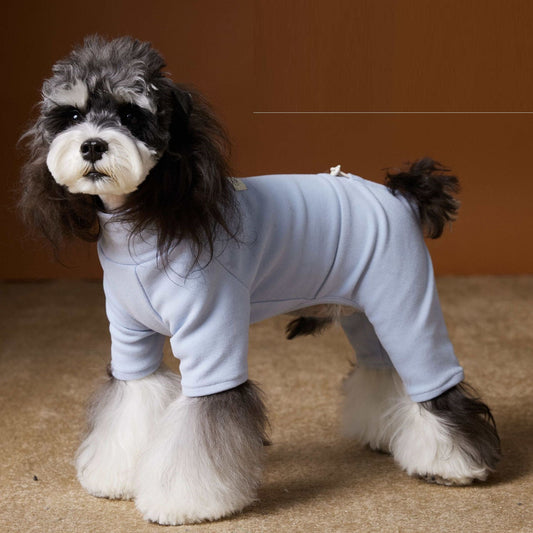 KFX-1764541 Comfortable Skin-Friendly Four-Leg Bottoming Shirt for Pets in Blue and Pink