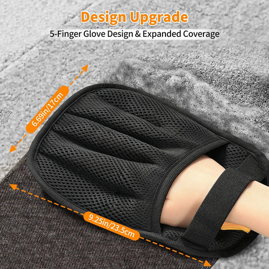 KFX-1776061 Lightweight Pet Hair Remover Gloves - Multi-Color Cleanup Tool for Home Use
