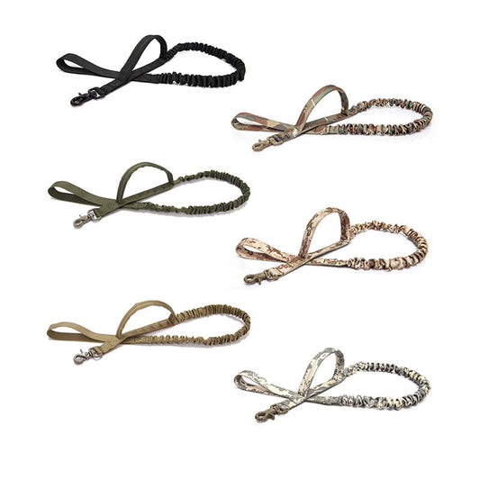 KFX-1785789 Retractable Elastic Dog Traction Rope for Outdoor Training - Anti-Skid & Ergonomic Design