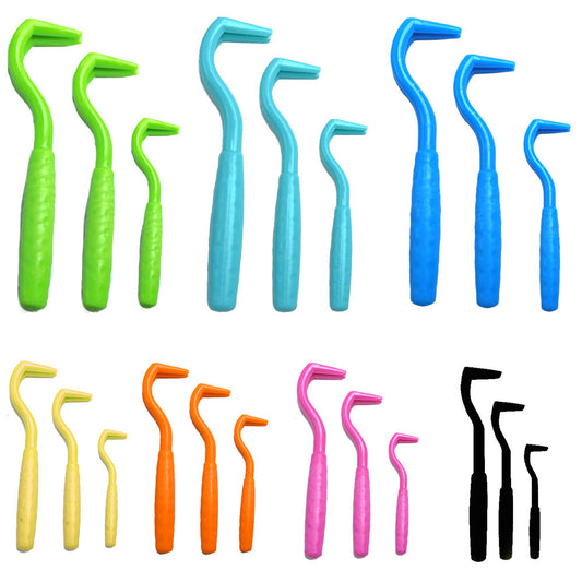 KFX-1803069 Pet Tick Removal Hook Set - 3 Pack in Multiple Colors, Ideal for Dogs