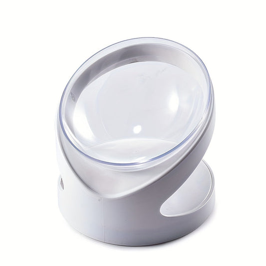 KFX-1822013 Elevated Cat Food Bowl with Anti-Vomit Tilt for Comfortable Feeding and Neck Protection