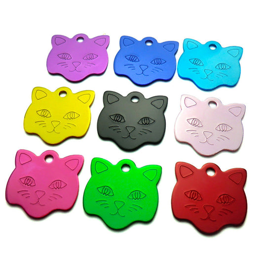 KFX-1892669 Personalized Cat & Dog Aluminum Pet Tag - Durable, Lightweight, 23mm Size