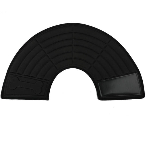 KFX-1897789 Monochrome Pet Anti-Bite Headgear - Adjustable Size Options for Dogs