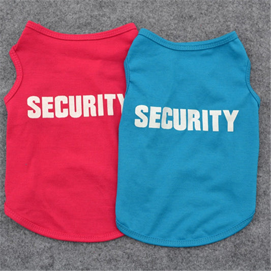 KFX-1903933 Cotton Dog Vest - Pure Color Pet T-Shirt for All Breeds